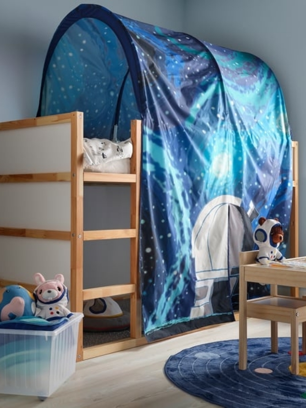 IKEA KURA Space Bed Tent  Discontinued Kids Loft Bed Cover
